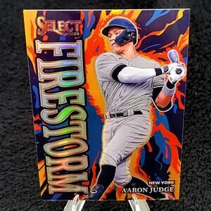 Extremely Rare 2025 Select Aaron Judge Firestorm #2